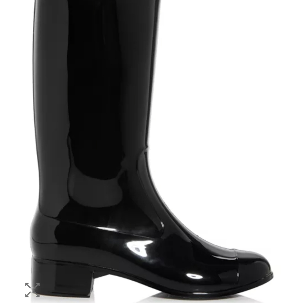 Jeffrey Campbell Shower Black Rain Boots Size 7